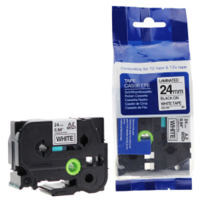 Brother Uzlīmju lente Brother 24mm Melns uz Balta