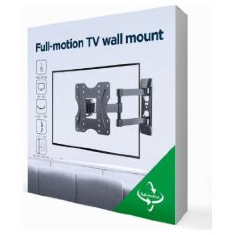 Gembird Tv Stiprinājums Gembird Full-motion TV Wall Mount