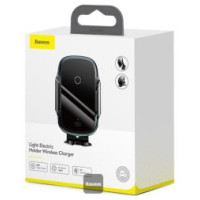 Baseus Telefona turētājs Baseus Smart Vehicle Bracket Wireless Qi 15W Black