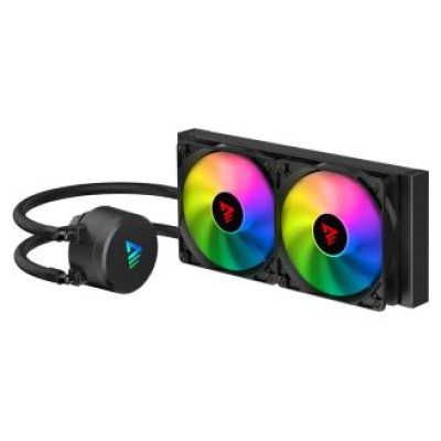 Savio Dzesētājs SAVIO VELOX 240mm ARGB CPU liquid cooler 250W Melns