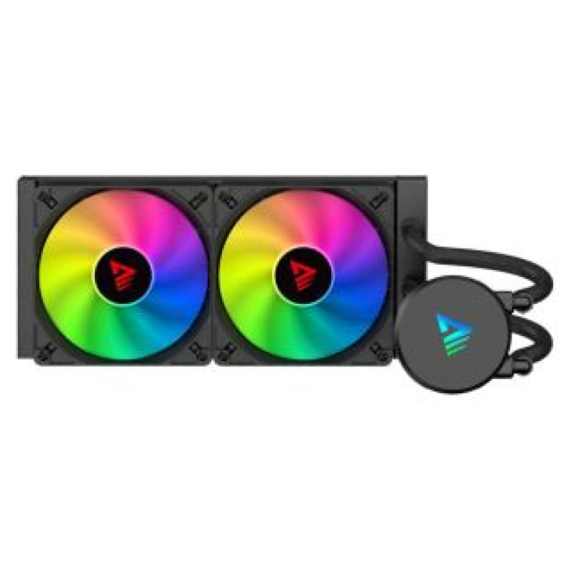 Savio Dzesētājs SAVIO VELOX 240mm ARGB CPU liquid cooler 250W Melns