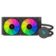 Savio Dzesētājs SAVIO VELOX 240mm ARGB CPU liquid cooler 250W Melns