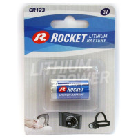 Rocket CR123 Blistera iepakojumā 1gb.