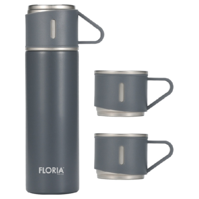 Floria ZLN0745 Termoss ar 2 krūzēm komplektā 500ml