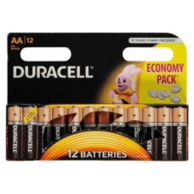 Duracell LR6 AA Batteries - 12 Pack