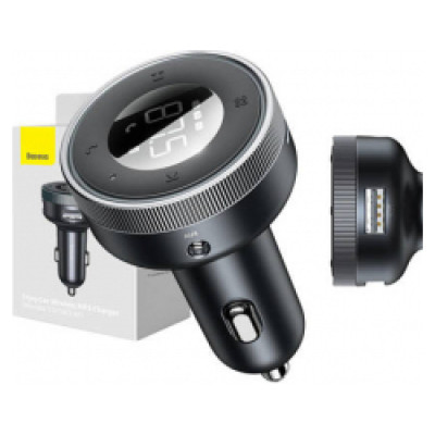 Baseus FM Modulators Baseus Enjoy Car Wireless MP3 Charger Melns