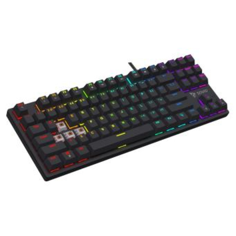 Savio Klaviatūra Savio Tempest x2 RGB Outemu brown