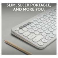 Logitech Klaviatūra Logiteh Pebble Keys 2 K380s Tonal White