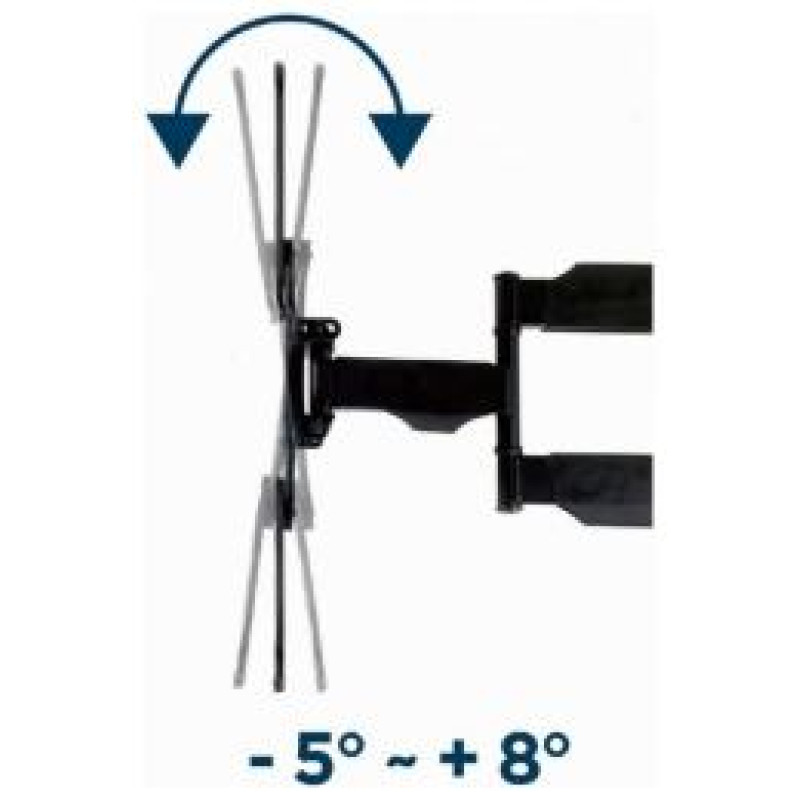 Gembird Tv stiprinājums Gembird Premium full-Motion TV Wall Mount