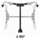 Gembird Tv stiprinājums Gembird Premium full-Motion TV Wall Mount