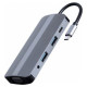 Gembird Dokstacija Gembird USB Type-C 8-in-1 Silver