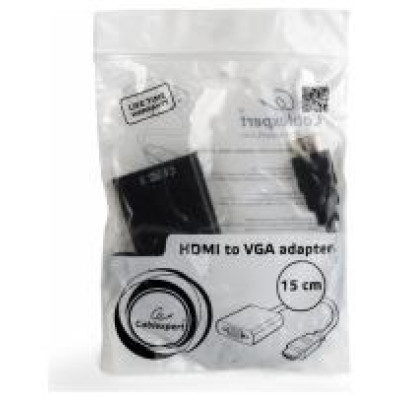 Gembird HDMI Male - VGA Female Black Full HD