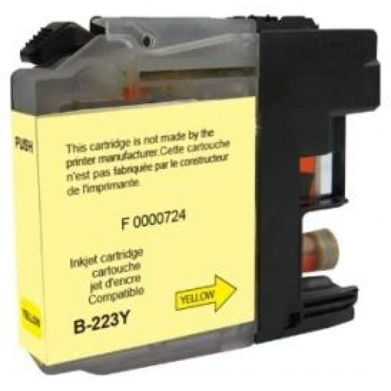 Uprint Tintes kārtridžs UPrint Brother B-223Y Yellow