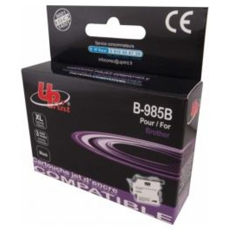 Uprint Tintes kārtridžs UPrint Brother LC985B Black