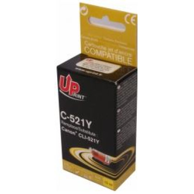 Uprint Tintes kārtridžs UPrint Canon CLI-521Y Yellow