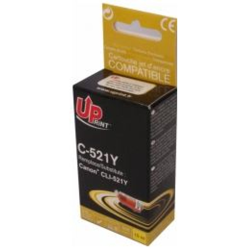 Uprint Tintes kārtridžs UPrint Canon CLI-521Y Yellow