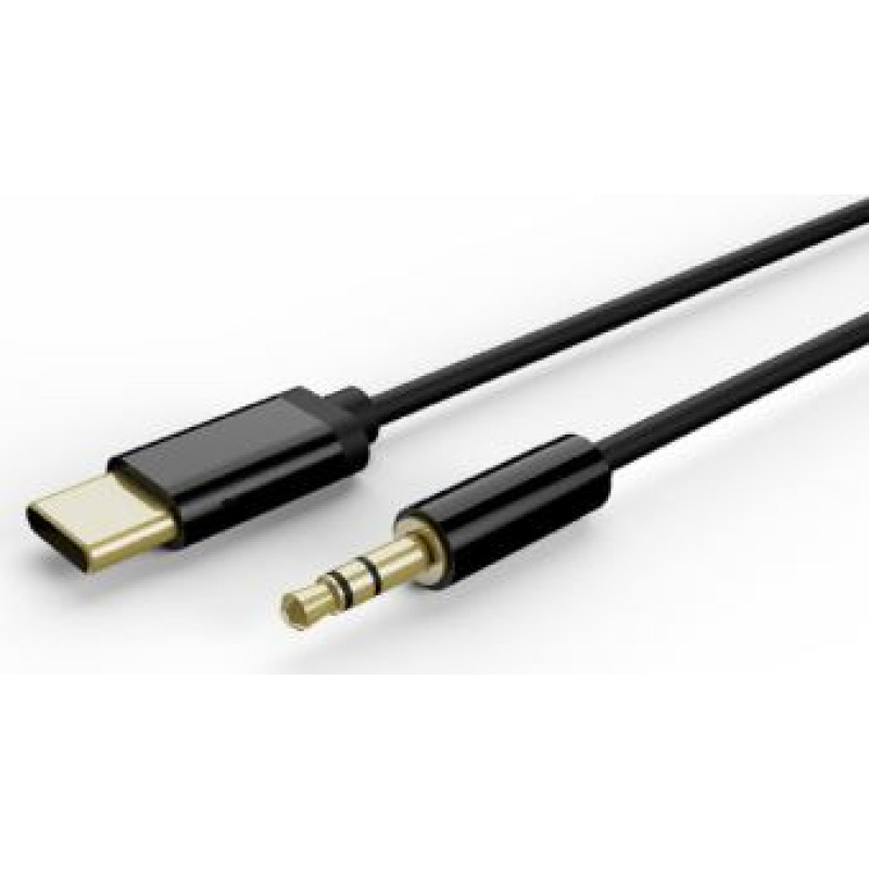 Gembird Kabelis Gembird USB type-C Male - 3.5 mm Female 1.5m Black