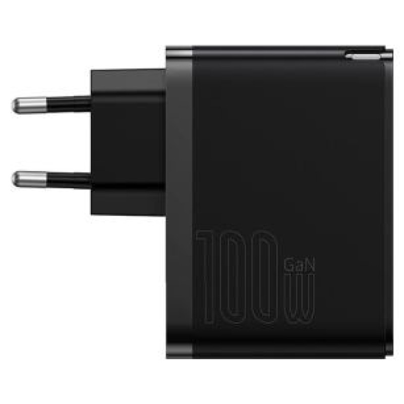 Baseus Lādētājs Baseus GaN5 Pro 1x USB-A 1x USB-C Black