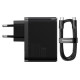 Baseus Lādētājs Baseus GaN5 Pro 1x USB-A 1x USB-C Black