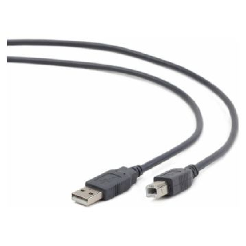 Gembird Kabelis Gembird USB Male - USB Male B 1.8m Grey