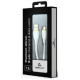 Gembird Kabelis Gembird Premium silicon USB-A Male - 8-pin Male 1.5m White