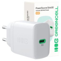 Green Cell Lādētājs Greencell PowerSource Solo30 30W White