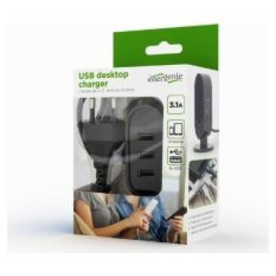 Energenie USB Desktop Charger Black/White Mix