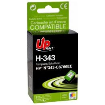 Uprint Tintes kārtridžs UPrint HP 343 Colour