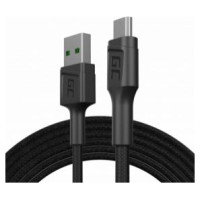 Green Cell GC PowerStream USB Male - Micro USB Male Fast Charging 1.2m Black