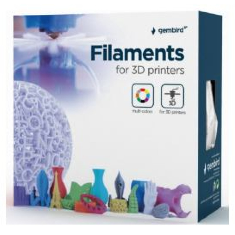 Gembird 3D Printera izejmateriāls Gembird PLA Pink 1.75 mm 1kg