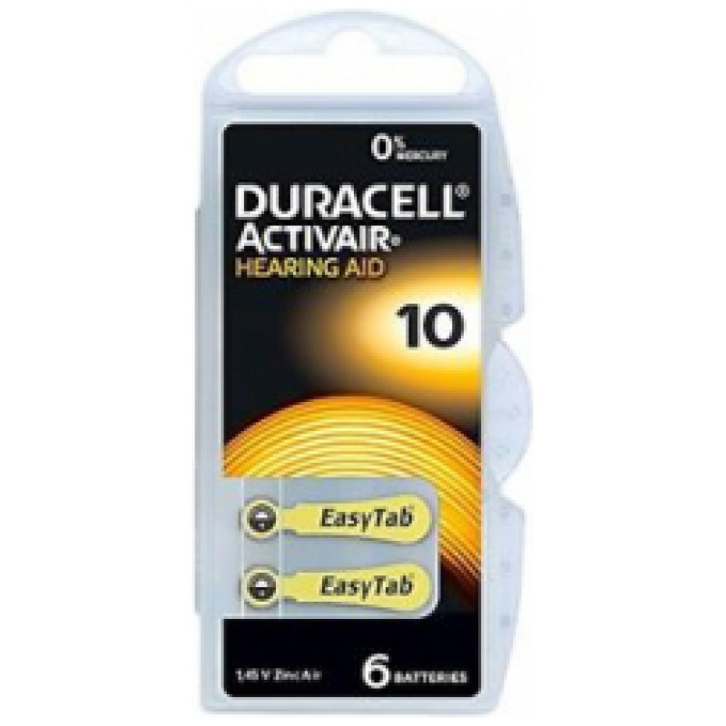 Duracell Hearing Aid 10 6pack