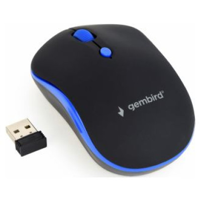 Gembird MUSW-4B-03 Wireless Black/Blue