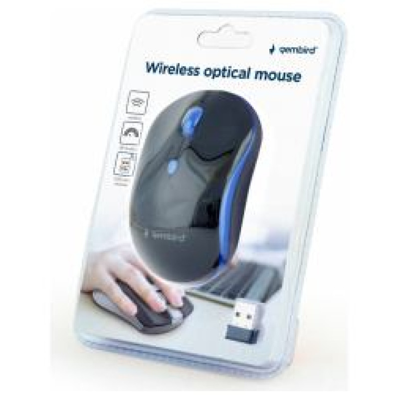 Gembird MUSW-4B-03 Wireless Black/Blue