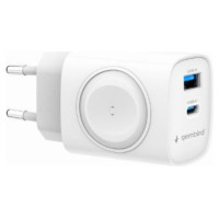 Gembird Lādētājs Gembird 2-in-1 White 20W + Apple Watch