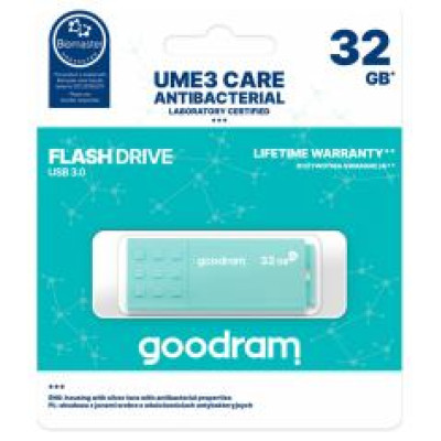Goodram UME3 Care USB 3.0 32GB Turquoise