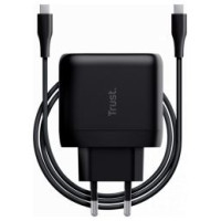 Trust Lādētājs Trust Maxo 65W Black USB-C + 2m USB-C Cable