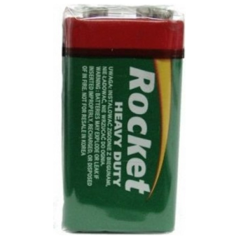 Rocket 6F22-1AA (9V) Celofāna iepakojumā 1gb