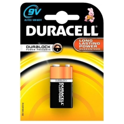 Duracell MN 1604 Basic (6LR61) Blistera iepakojumā 1gb.