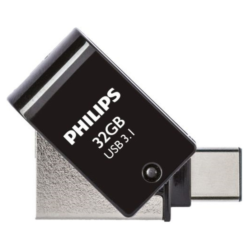 Philips USB 3.1 / USB-C Flash Drive Midnight black 32GB