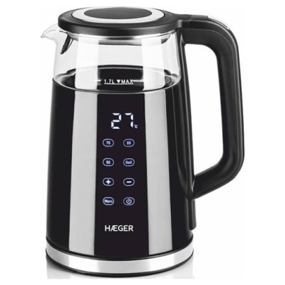Haeger EK-DIG.028A Elektriskā tējkanna ar temperatūras kontroli 1.7L 2200W