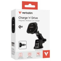 Verbatim Turētājs Verbatim Charge n Drive Magnetic Wireless Car Charger R
