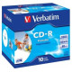 Verbatim Matricas CD-R AZO Vebratim 700MB 52x Printable Jewel Cased 10 Pack