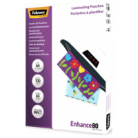 Fellowes Laminēšanas plēve Fellowes A4 80 Micron - Matt Laminating Pouches (100 pack)