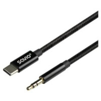 Savio Kabelis SAVIO USB-C – MiniJack 3.5 mm 2m