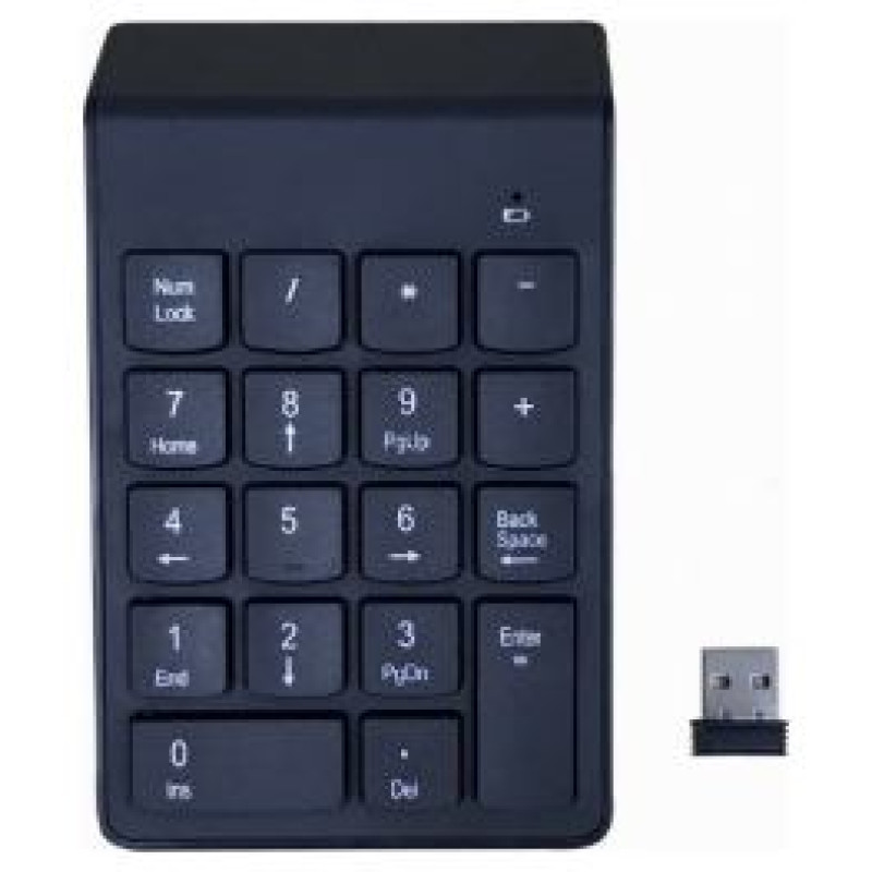 Gembird Klaviatūra Gembird USB Numeric Keypad Wireless
