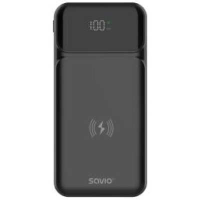 Savio Enerģijas krātuve SAVIO POWER BANK wireless10000mAh