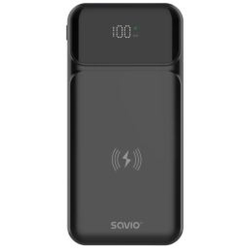 Savio Enerģijas krātuve SAVIO POWER BANK wireless10000mAh