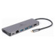 Gembird Dokastacija Gembird USB Type-C 5-in-1 multi-port adapter (Hub + HDMI + PD + card reader + LAN)