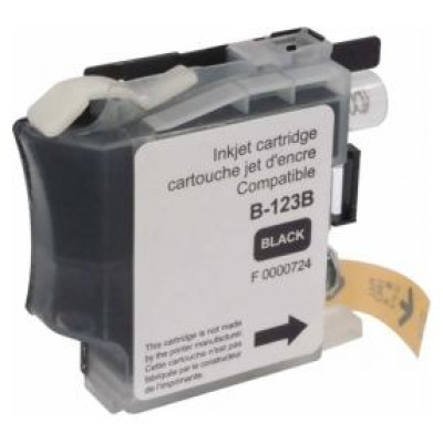 Uprint Tintes kārtridžs UPrint Brother LC123BK Black