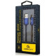 Gembird USB Male - Micro USB Male Premium denim 2m Blue